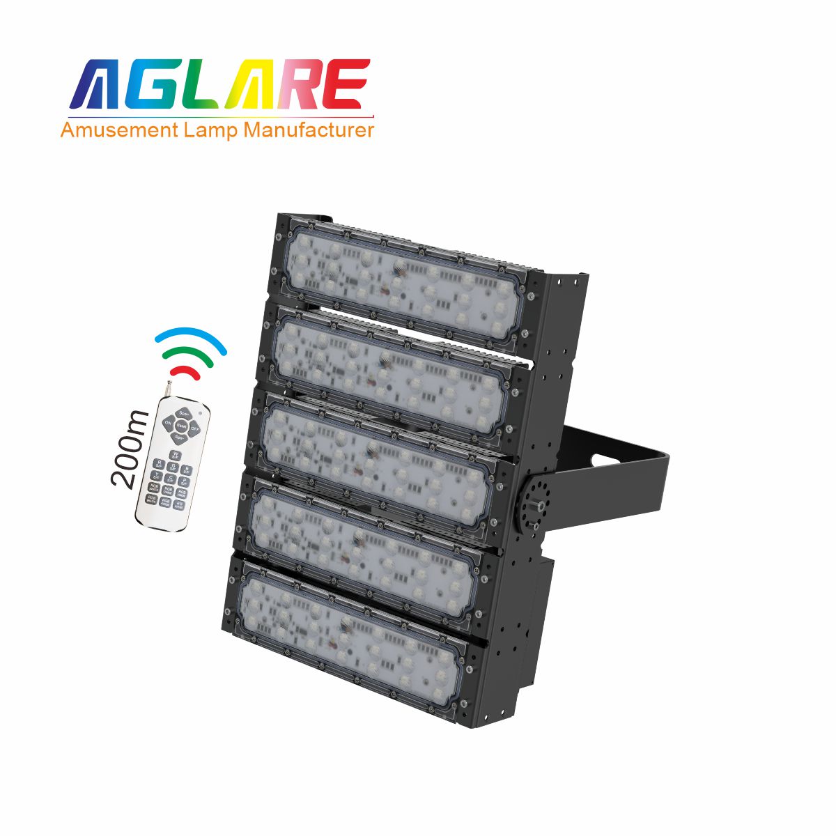 250W LED彩色投光灯RGB景观灯户外射灯带遥？？？仄