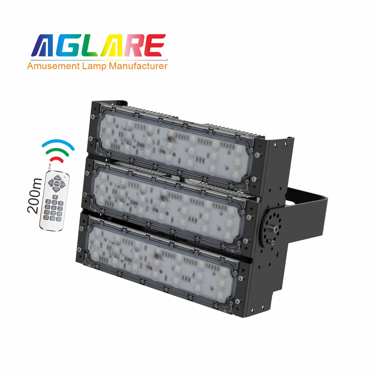 150W LED彩色泛光灯投光灯,变色户外射灯带遥？？？仄