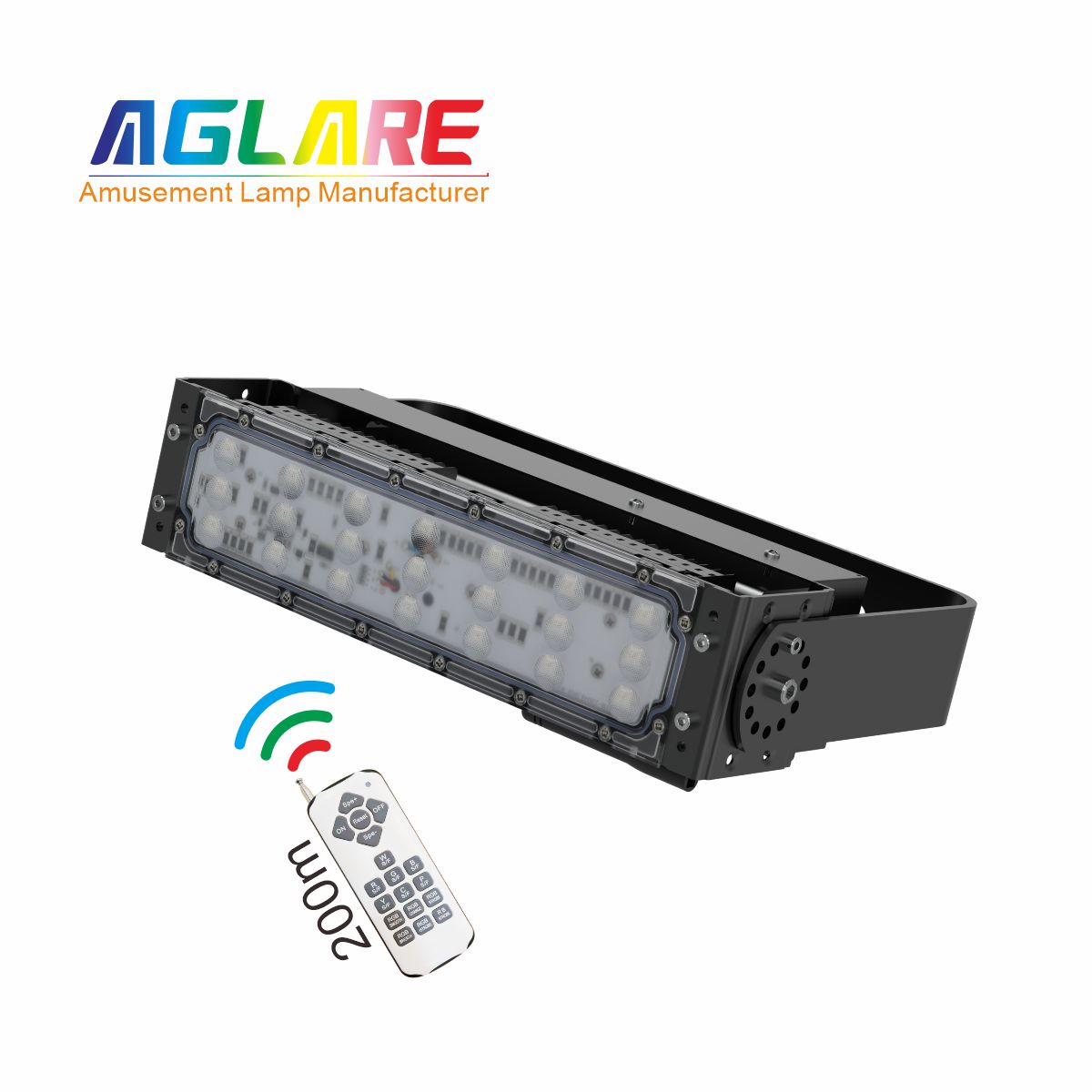 50W LED彩色投光灯带遥？？？仄