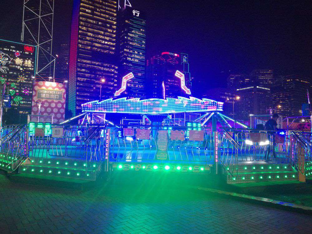 2016年asiagame照明的娱乐灯用香港中环佳年华展示_asiagame集团